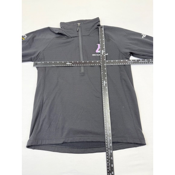 The North Face Mens AWS Classrooms Quarter Zip Fleece Pullover Black Medium - Picture 7 of 13